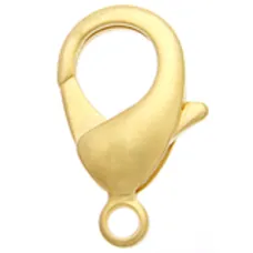 10mm Matte Gold Lobster Clasps, Pack of 10 10mm Matte Gold Lobster Clasps, Pack of 10