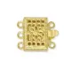 2 Strand Beadalon Filligree Clasps, Gold, Pack of 5