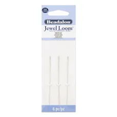 80mm Beadalon Jewel Loom Needle, pack 6 80mm Beadalon Jewel Loom Needle, pack 6