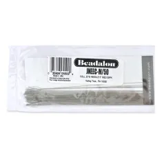 Beadalon JNEEC-M Collapsible Eye Needles, 5", Medium, 50 Pack