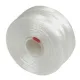 White S-Lon D Tex 45 beading cord White S-Lon D Tex 45 beading cord