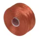 Orange S-Lon D Tex 45 beading cord Orange S-Lon D Tex 45 beading cord