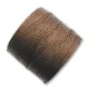 Brown S-Lon 0.5mm Bead Cord on 77 yard Spool Brown S-Lon 0.5mm Bead Cord on 77 yard Spool