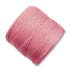 Pink S-Lon 0.5mm Bead Cord on 77 yard Spool Pink S-Lon 0.5mm Bead Cord on 77 yard Spool