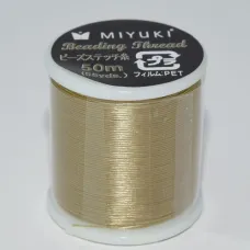 Semolina Miyuki Beading Thread - 50m reel Semolina Miyuki Beading Thread - 50m reel