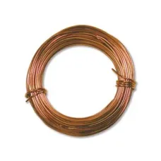 Copper Colour, 18 Gauge ( 1.02mm), Aluminium Craft Wire, 12m ( 39ft)
