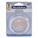 18 Gauge round German Style Wire, Silver Plated,  4m length