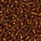 Dark Topaz Silver Lined Miyuki 8/0 Seed Beads, Approx 250g, Colour 0005