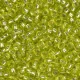 Chartreuse Silver Lined, Miyuki 11/0 Seed Beads, Colour 0014, 250 Grams