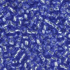 Sapphire Silver Lined, Miyuki 11/0 Seed Beads, Colour 0019, 250 Grams Sapphire Silver Lined, Miyuki 11/0 Seed Beads, Colour 0019, 250 Grams