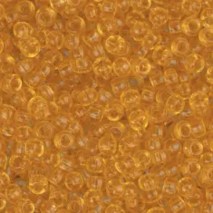 Miyuki Size 8 Seed Beads, Light Topaz Transparent, Colour 0132, 250g 