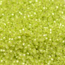 Silver Lined Matte Chartreuse, Miyuki 11/0 Seed Beads, Colour 14F, 250 Grams Silver Lined Matte Chartreuse, Miyuki 11/0 Seed Beads, Colour 14F, 250 Grams