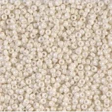 Opaque Limestone Luster Miyuki Size 8/0 seed beads, Colour 0600, 250gm